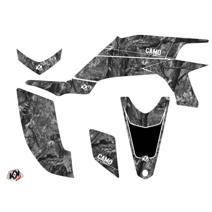 Kit Déco Quad Camo Yamaha 450 YFZ Gris (2012-2013)
