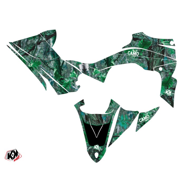 Kit Déco Quad Camo Yamaha 450 YFZ R Vert (2009-2013)