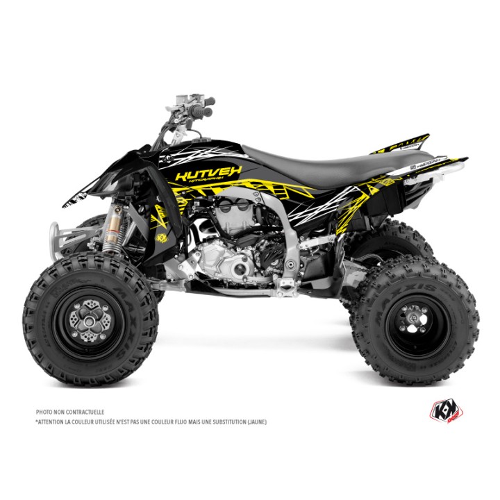 Kit Déco Quad Eraser Fluo Yamaha 450 YFZ R Jaune (2009-2013)