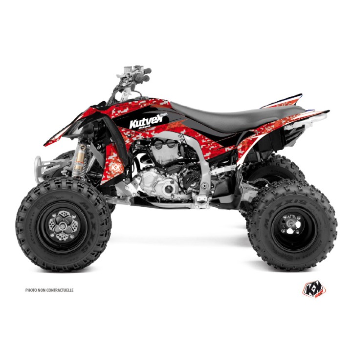 Kit Déco Quad Predator Yamaha 450 YFZ R Rouge (2009-2013)