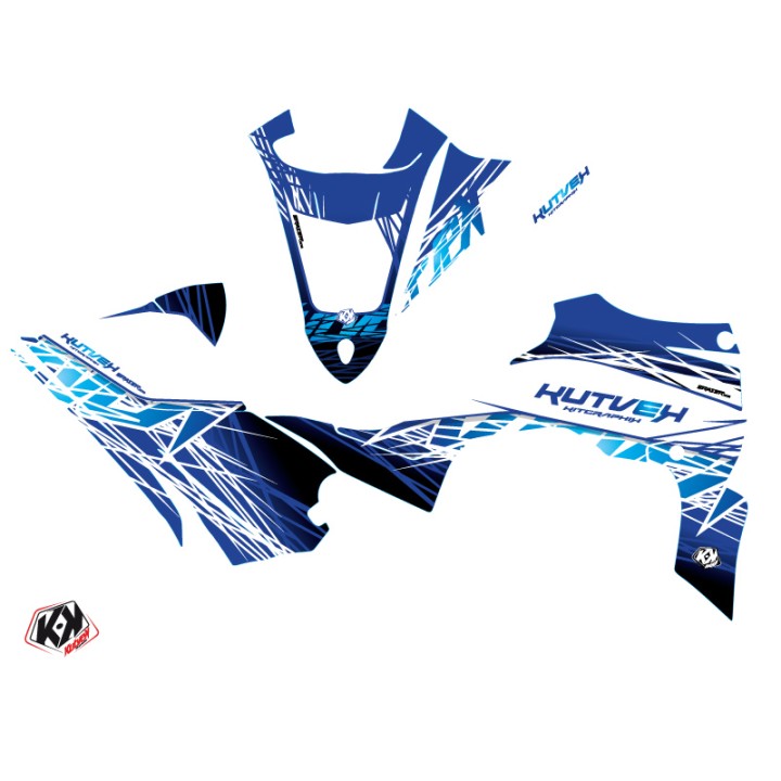 Kit Déco Quad Eraser Yamaha 450 YFZ R Bleu (2009-2013)