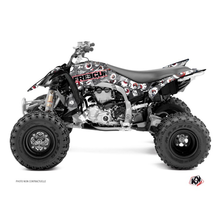 Kit Déco Quad Freegun Eyed Yamaha 450 YFZ R Rouge (2009-2013)