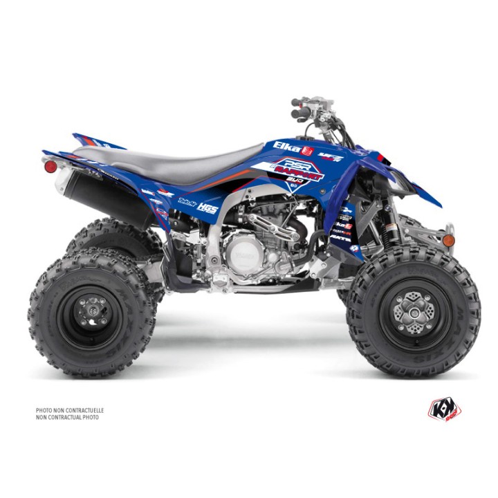 Kit Déco Quad Replica By Rapport K20 Yamaha 450 YFZ R Bleu Rouge (200