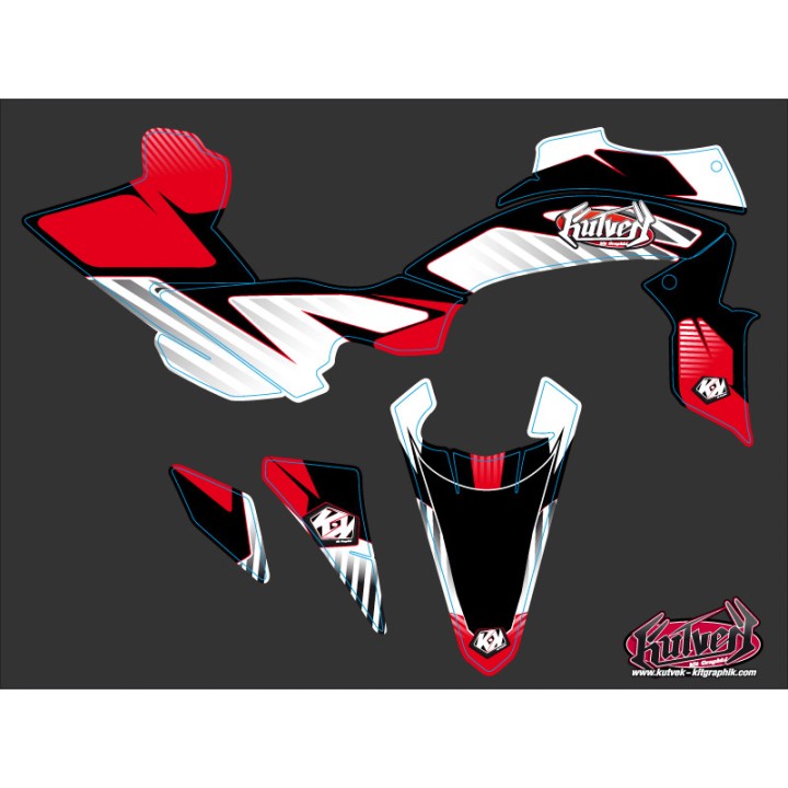 Kit Déco Quad Factory Yamaha 450 YFZ R Rouge (2014-2023)