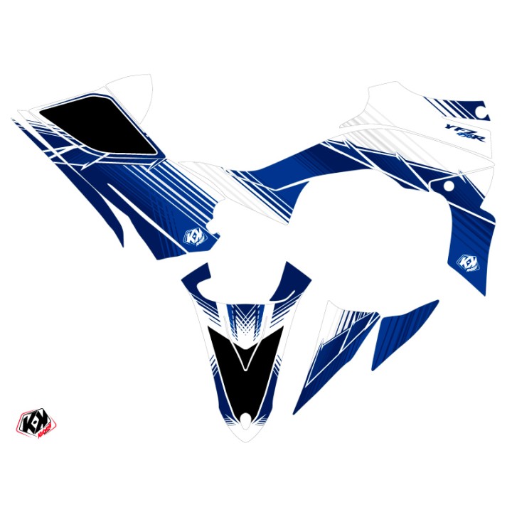 Kit Déco Quad Stripe Yamaha 450 YFZ R Bleu Nuit (2014-2023)