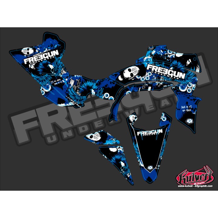 Kit Déco Quad Freegun Yamaha 450 YFZ R Bleu (2014-2023)