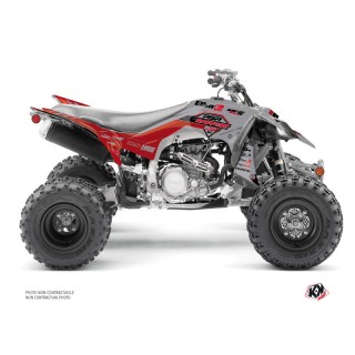 Kit Déco Quad Replica By Rapport K20 Yamaha 450 YFZ R Gris Rouge (201