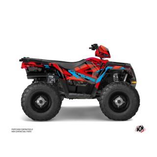 Kit Déco Quad Hidden Polaris 570 Sportsman Forest Rouge Bleu (2018-20