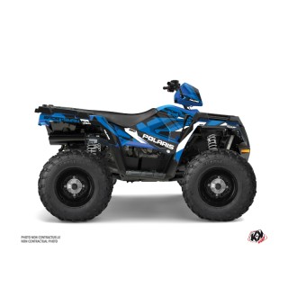 Kit Déco Quad Hidden Polaris 570 Sportsman Forest Bleu Blanc (2021-20