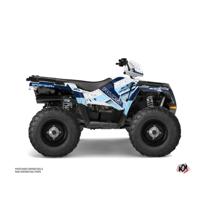 Kit Déco Quad Serie Polaris 570 Sportsman Forest Blanc (2021-2023)