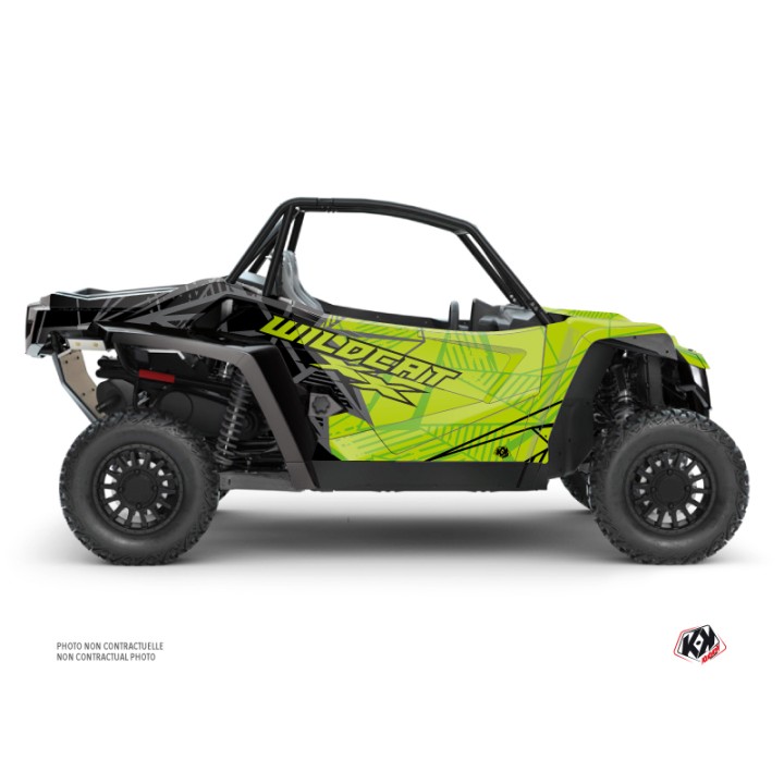 Kit Déco SSV Requiem Arctic Cat Textron Wildcat XX Noir Vert (2017-20