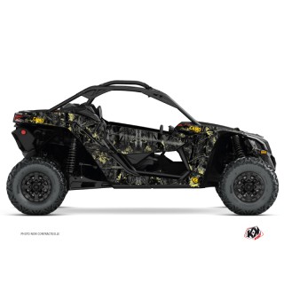 Kit Déco SSV Camo Can Am Maverick X3 Noir Jaune (2017-2023)