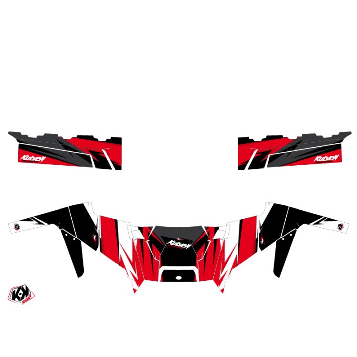 Kit Déco SSV Stage Polaris Ranger 900 XP Noir Rouge (2012-2015)