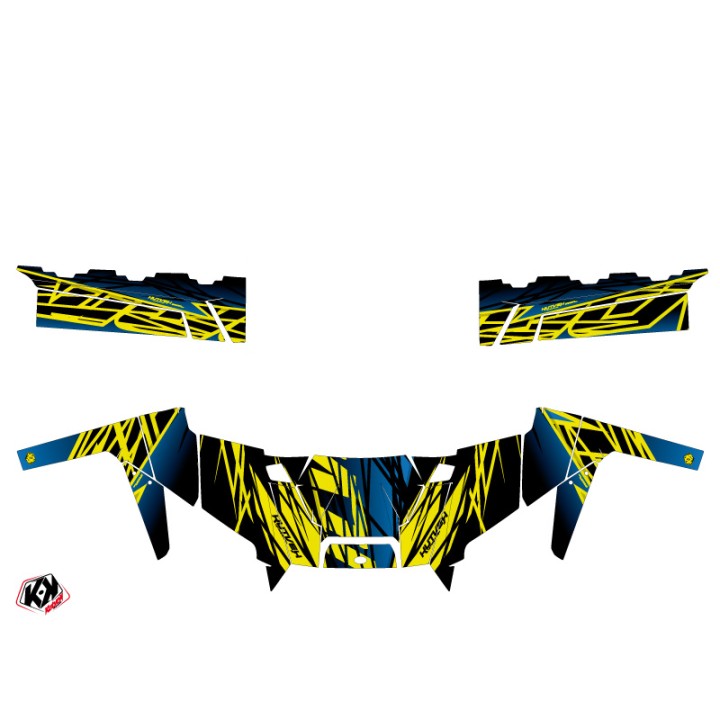 Kit Déco SSV Eraser Polaris Ranger 900 XP Neon Bleu (2016)