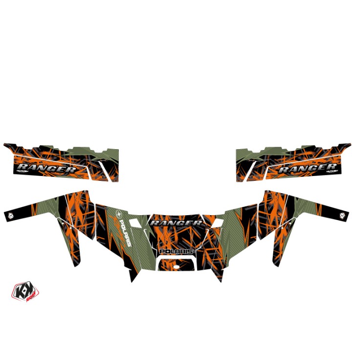 Kit Déco SSV Action Polaris Ranger 900 XP Vert (2017-2019)