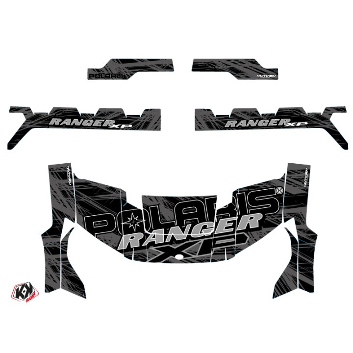 Kit Déco SSV Squad Polaris Ranger 1000 XP Noir Gris (2018-2023)