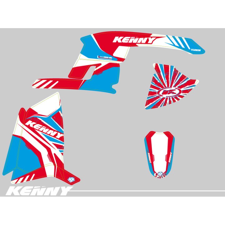 Kit Déco Quad Kenny Polaris Scrambler 500 (1997-2009)