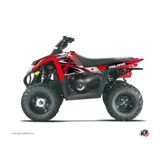 Kit Déco Quad Gamme X Polaris Scrambler 500 Rouge (2010-2013)
