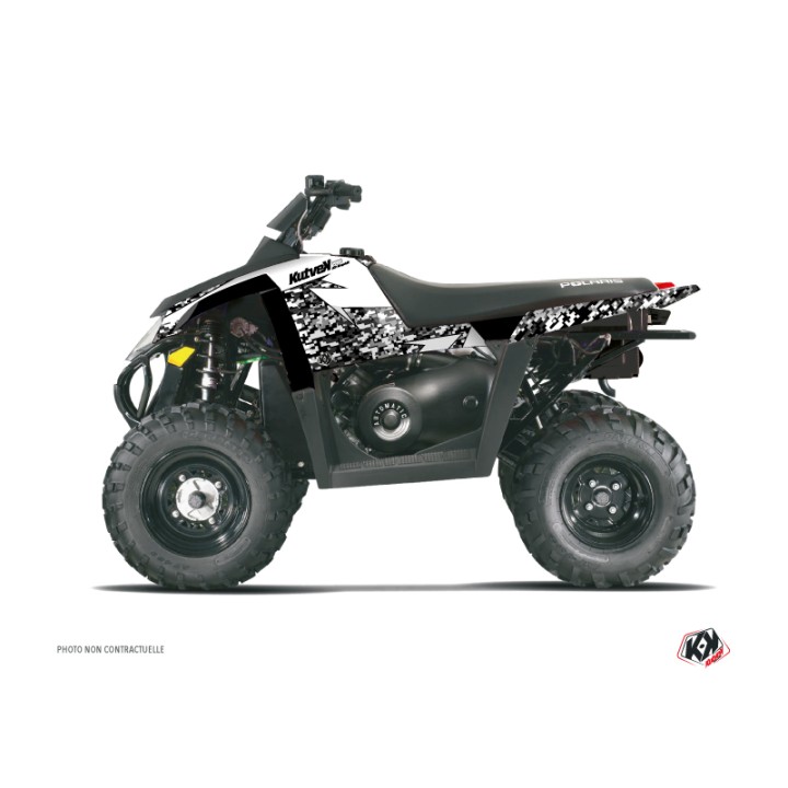 Kit Déco Quad Predator Polaris Scrambler 500 Blanc (2010-2013)