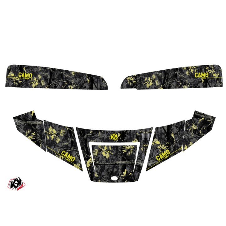 Kit Déco SSV Camo Polaris Ranger 570 Noir Jaune (2022-2023)