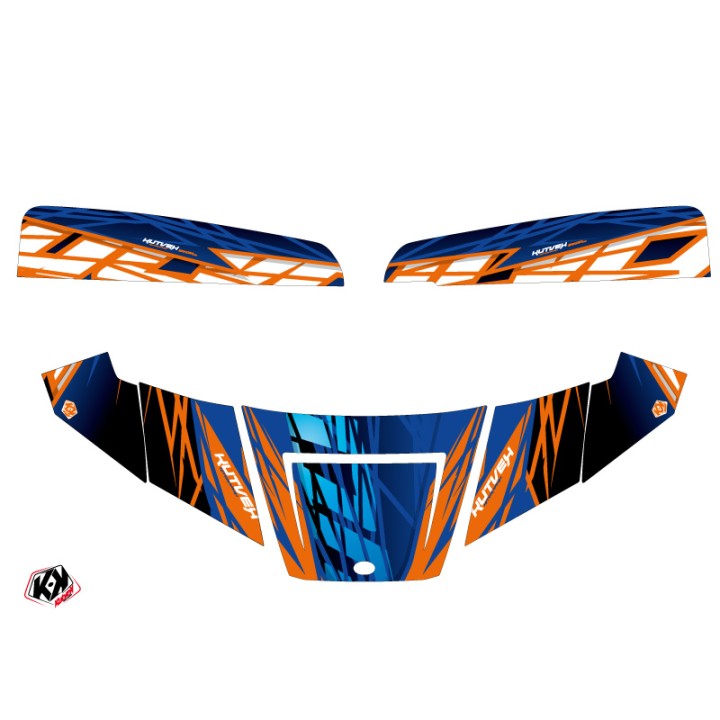 Kit Déco SSV Eraser Polaris Ranger 570 Bleu Orange (2022-2023)