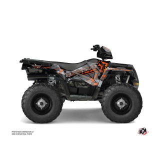 Kit Déco Quad Evil Polaris 570 Sportsman Forest Gris Orange (2014-201