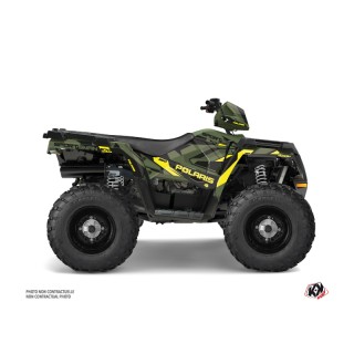 Kit Déco Quad Hidden Polaris 570 Sportsman Forest Vert Jaune (2014-20