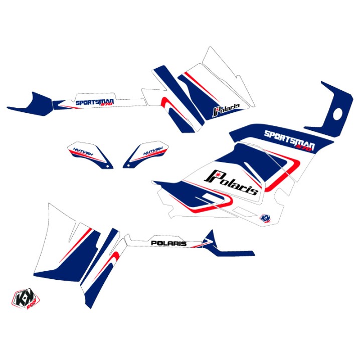 Kit Déco Quad Vintage Polaris 570 Sportsman Forest Bleu (2014-2017)