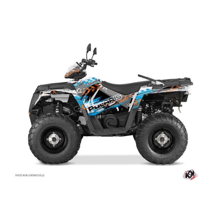 Kit Déco Quad Lifter Polaris 570 Sportsman Forest Orange Bleu (2014-2