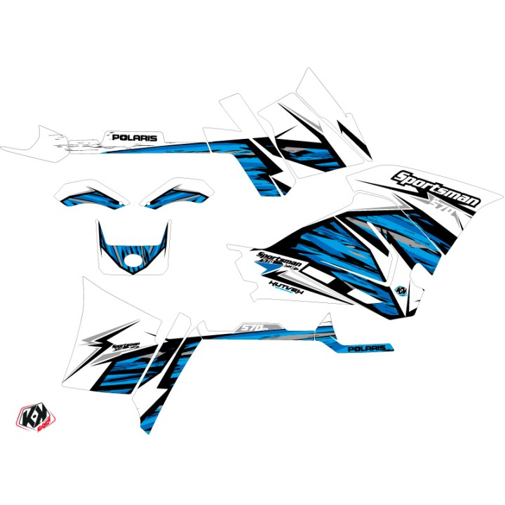 Kit Déco Quad Jungle Polaris 570 Sportsman Forest Bleu (2014-2017)