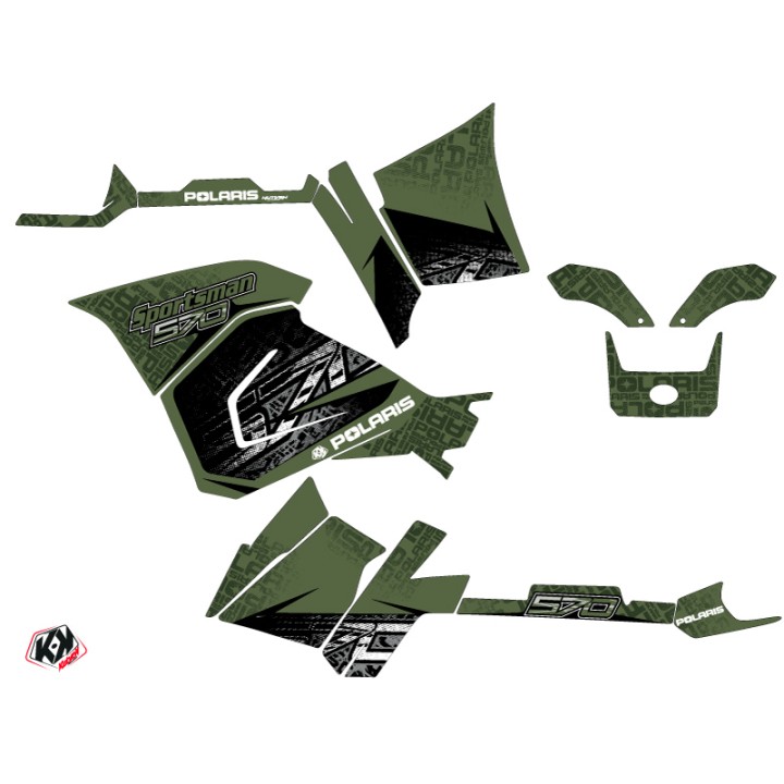 Kit Déco Quad Rock Polaris 570 Sportsman Forest Vert (2014-2017)