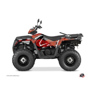 Kit Déco Quad Predator Polaris 570 Sportsman Forest Rouge Noir (2014-