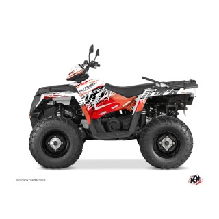 Kit Déco Quad Eraser Polaris 570 Sportsman Forest Rouge Blanc (2014-2