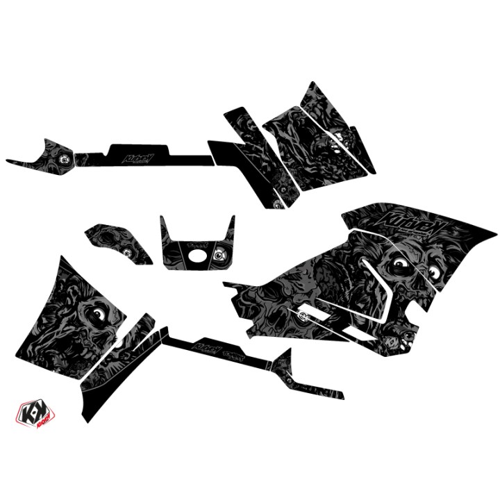 Kit Déco Quad Zombies Dark Polaris 570 Sportsman Forest Noir (2014-20