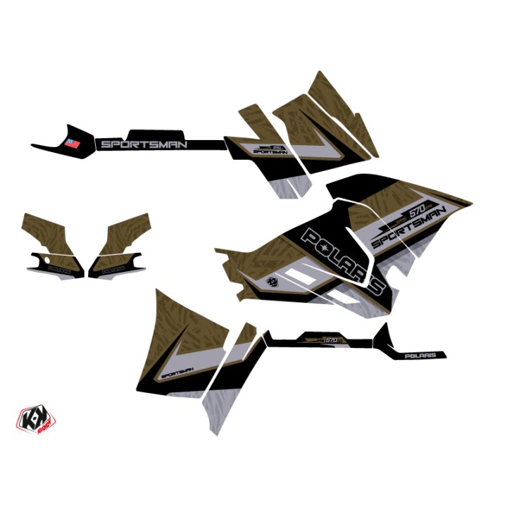 Kit Déco Quad Serie Polaris 570 Sportsman Forest Vert (2014-2017)