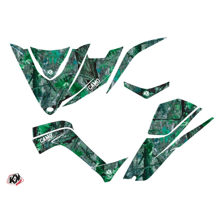 Kit Déco Quad Camo Kymco 450 MAXXER Vert (2010-2023)