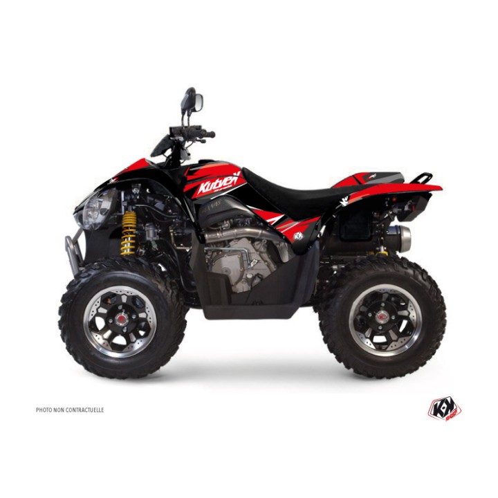 Kit Déco Quad Stage Kymco 450 MAXXER Rouge Noir (2010-2023)