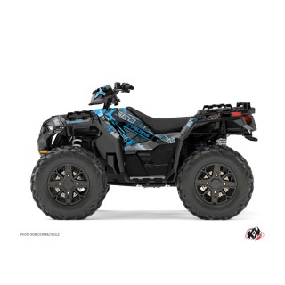Kit Déco Quad Evil Polaris 850 Sportsman Forest Gris Bleu (2017-2020)