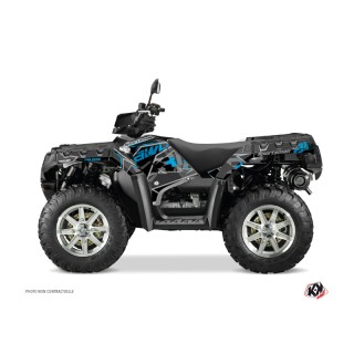 Kit Déco Quad Visor Polaris 850 Sportsman Forest Noir Bleu (2017-2020