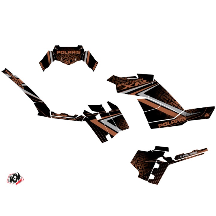 Kit Déco Quad Rock Polaris 850 Sportsman Forest Marron (2017-2020)