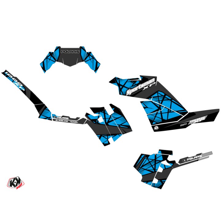 Kit Déco Quad Spin Polaris 850 Sportsman Forest Bleu (2021-2023)