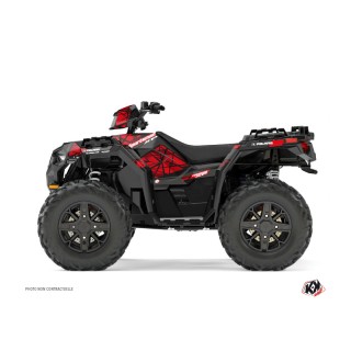 Kit Déco Quad Spin Polaris 850 Sportsman Forest Noir Rouge (2021-2023