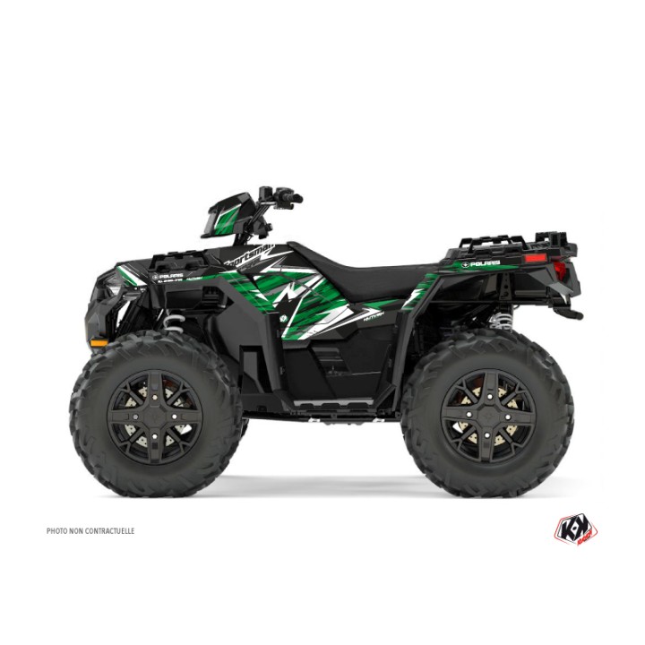 Kit Déco Quad Jungle Polaris 850 Sportsman Forest Noir Vert (2021-202