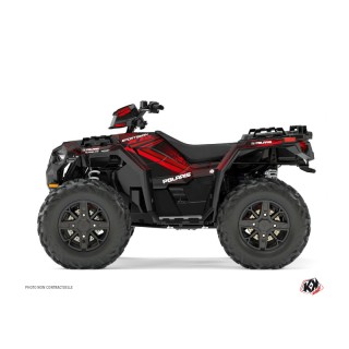 Kit Déco Quad Rock Polaris 850 Sportsman Forest Noir Rouge (2021-2023