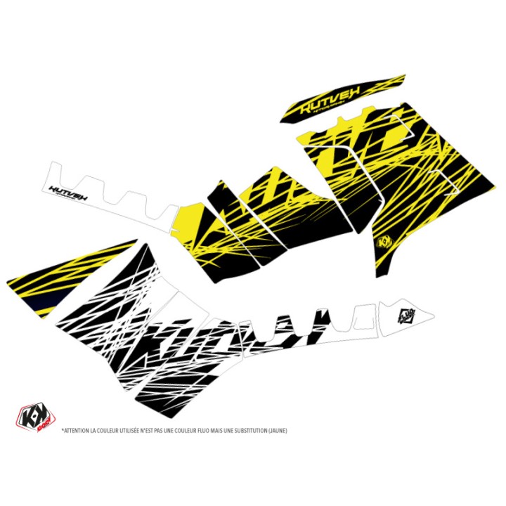 Kit Déco Quad Eraser Fluo Polaris 850 Sportsman Forest Jaune (2021-20