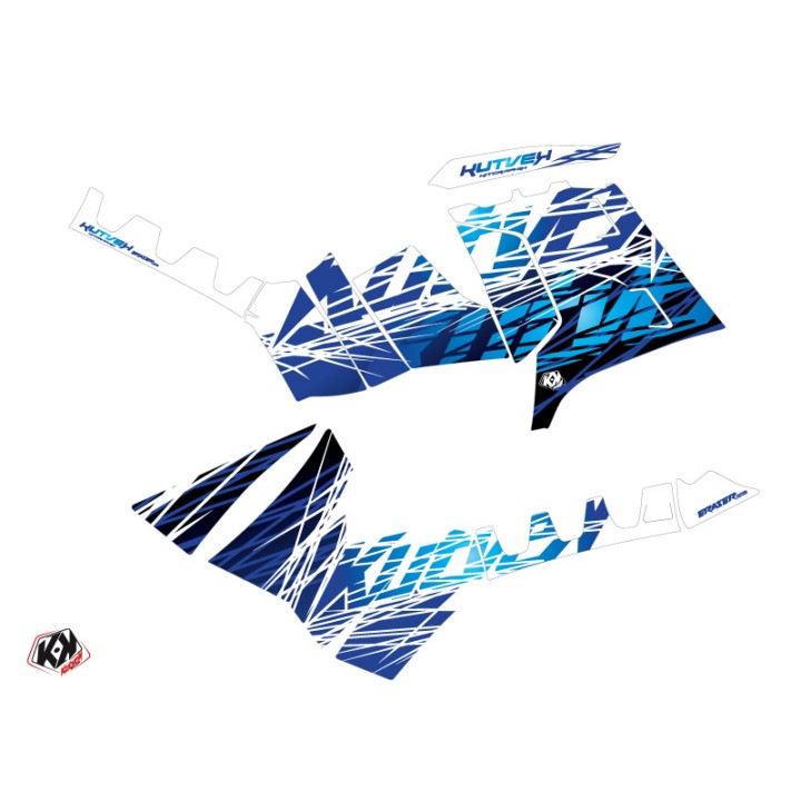 Kit Déco Quad Eraser Polaris 850 Sportsman Forest Bleu (2021-2023)