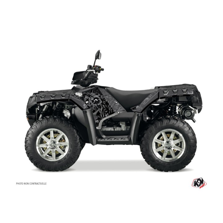 Kit Déco Quad Zombies Dark Polaris 850 Sportsman Forest Noir (2021-20