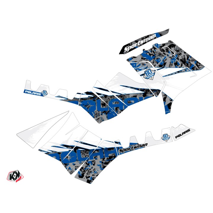 Kit Déco Quad 60th Anniversary V2 Polaris 850 Sportsman Forest Gris B