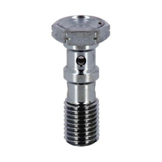 Vis Banjo Double 7/16x24 JIC HD Acier Chromé