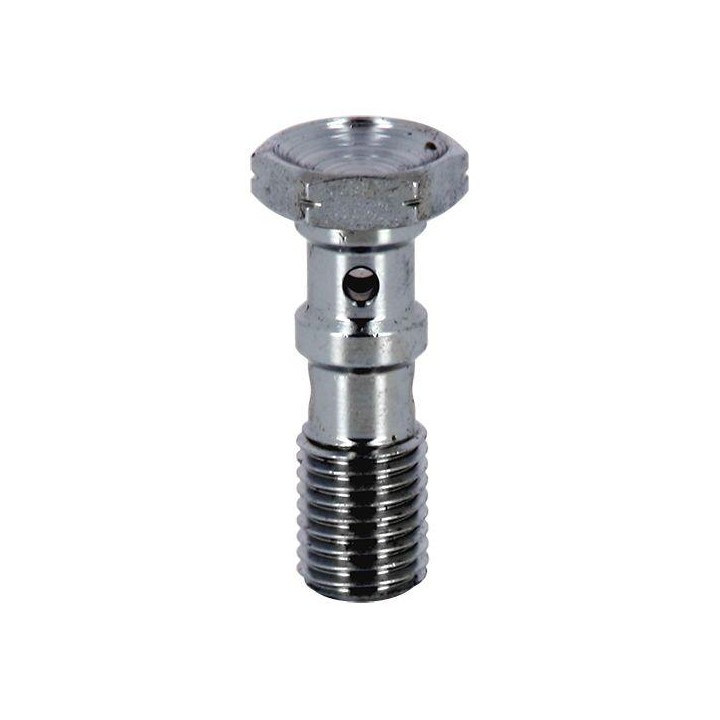 Vis Banjo Double 7/16x24 JIC HD Acier Chromé